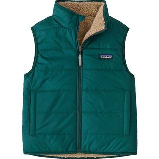 Patagonia Kid's Reversible Ready Freddy Vest Fleecevest Børn størrelse XXL farve blå