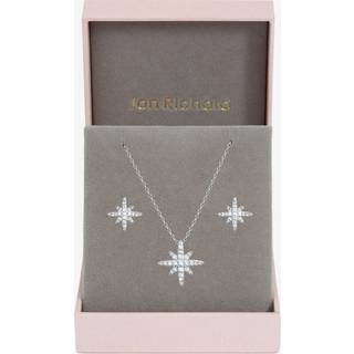 Jon Richard Jon Richard Metallic Rhodium Plated and Pave Star Set Gift Box
