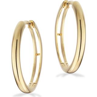 Scrouples Clip-creoler 1,5 x 17,6 mm i 8 kt guld