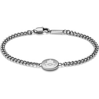 Unity | Sølvfarvet Rustfrit Stål Hamsa Armbånd