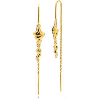 Oceana Øreringe, Gold Plated