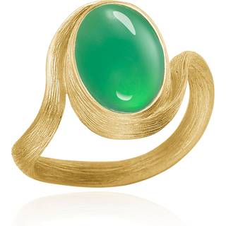 Dulong Vega ring med krysopras, 18 kt guld