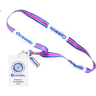 Mistede Oceanic Airlines Lanyard med ID -kort & charme