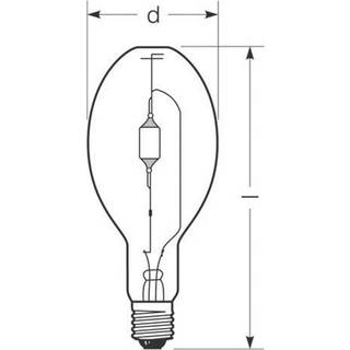 Radium RADIUM Halogen-metaldamppære E40 1000W HRI-E NSC/C klar, Glas