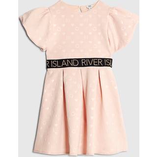 River Island River Island Piger Præget Scuba Kjole - 110116cm