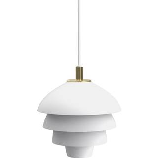 BELID VALENCIA Ø18 MAT HVID/MESSING PENDEL