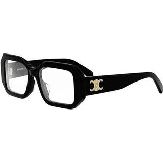 Celine CL50155F Asian Fit 001 52 Briller Kvinder Black - Shiny Black - 52mm