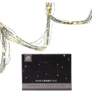 Juletræs top Lyskæde m/345 LED, 15x23 LED, 2,3m