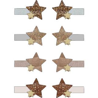 Mini Starry Shimmer 8-pak Hårclips