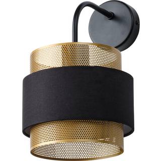 OSRAM Væglampe Decor Hornet, dæmpbar, Sort, Stue/spisestue, Tekstil/stof/silke, Moderne