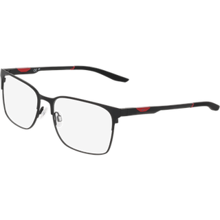 Nike Mand NIKE 8142 001 Optiske stel Metal Sort Firkantet Normal