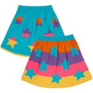 Frugi Frugi Blå Rory Vendbar Nederdel - 122-128cm (7-8 år)