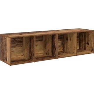 TV-møbelsæt 2 pcs Gammelt træ 37 x 35 x 72 cm Konstrueret træ