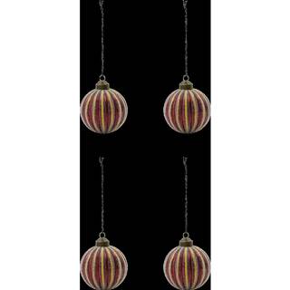 House Doctor Julekugler 8 cm i dia 4-pak