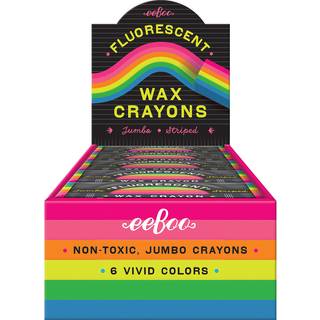 eeBoo Jumbo farvekridt 6stk. - Neon