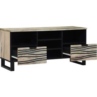 TV Enheder med skuffe Hvid 100 x 33 x 46 cm Konstrueret træ