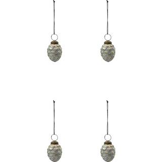 Håndlavede Julepynt kegle (Sæt af 4)