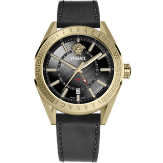 Versace VEAFA0224 Herrenuhr V-Code GMT 42mm 5ATM