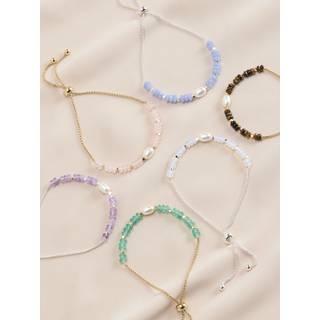 Next Pully armbånd Stone halvædelsten