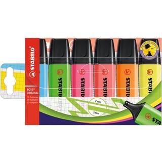 Stabilo Boss Original 140-70-6 etui m. 6 farver (1 stk)