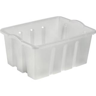 Plast1 klodskasse klar/grå - StackBox 13