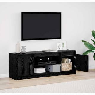 TV Enheder Sort 139,5 x 34 x 50 cm Konstrueret træ