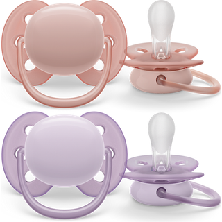 Philips Avent Ultra Soft 0-6 mdr. - Pink/Purple