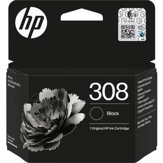 HP 308 / 7FP21UE Black Ink - Blækpatron Sort