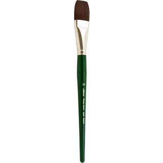 Silver Brush Limited 2502S26 Ruby Satin Bright Brush til v?ske og flow Acrylics St?rrelse 26 Kort h?ndtag