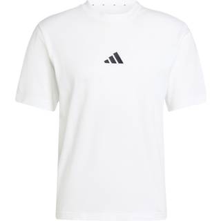 Essentials Small Logo Single Jersey T-shirt - White / Black