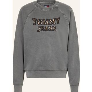 Varsity Leopard Appliqué Logo Boxy Sweatshirt
