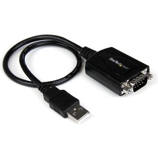 StarTech.com ICUSB232PRO USB to RS232 Serial DB9 Adapter Cable with COM Retention