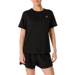 ASICS Core Running Shirt Women - Black, Size XL - black