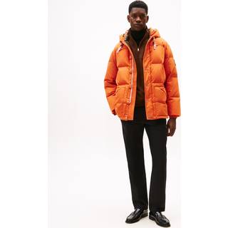 Square Down Parka Jakke, Voyager Orange, L