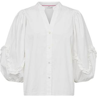 NÜMPH - Nuaiko Shirt - Bright White - 36 - Hvid - Shirt