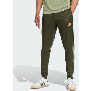 Tiro 25 Essentials træningsbukser - Night Cargo / Tent Green / Impact Orange - 2XL