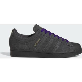 Superstar ADV - Carbon / Carbon / Collegiate Purple - 36 2/3