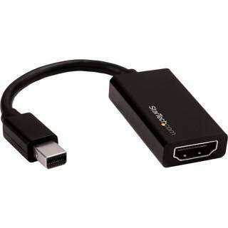 StarTech.com MDP2HD4K60S videokabel adapter 0,148 m Mini DisplayPort HDMI Sort