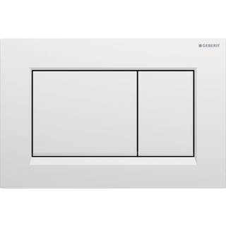 GEBERIT SIGMA30 betjeningsplade dobbeltskyl matforkromet