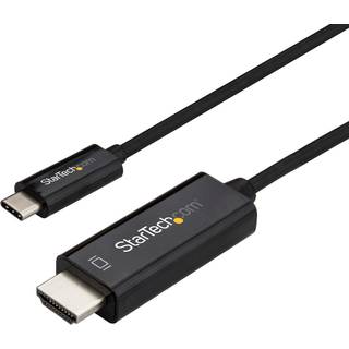 StarTech.com CDP2HDMM2MB videokabel adapter 2 m USB Type-C HDMI Sort