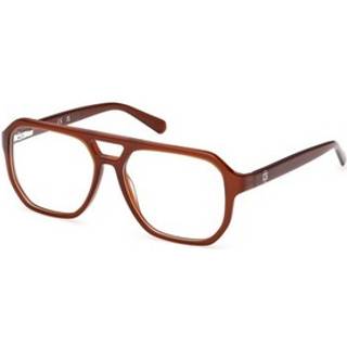 Guess Mand GU50327 045 Optiske stel Acetat Brun Firkantet Normal