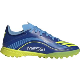 F50 Messi League kunstgræsstøvler til børn - Royal Blue / Solar Yellow / Semi Blue Burst - 33 1/2