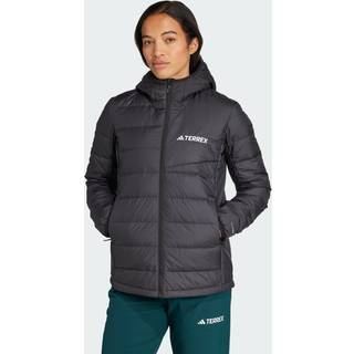 Adidas Women's Multi Light Down Hooded Jacket Black, S