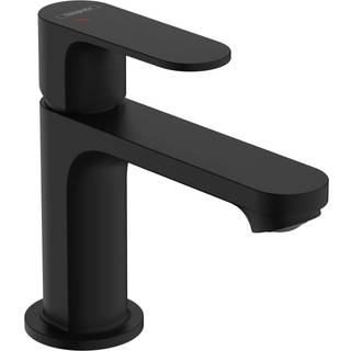 hansgrohe Rebris S 1-grebs håndvaskarmatur 80 CoolStart m/løft-op bv, mat sort