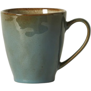 Krus m. Hank Petrol Ø10,5 cm