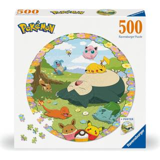 Ravensburger Rundt puslespil Pokémon en fleurs