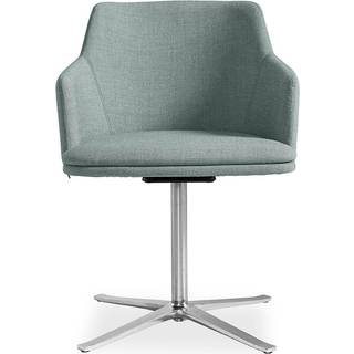Skovby SM55 spisebordsstol m. drejestel i blank alu