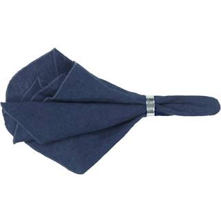 Broste Copenhagen Gracie hørservietter Mørkeblå (Insignia blue)