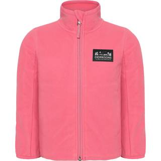 Didriksons Kid's Muskot Windproof Jacket Fleecejakke Børn størrelse 110 farve pink