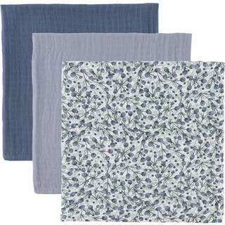 Sebra Stofbleer - 3 stk. - Blue Olive - Forest Lake Blue